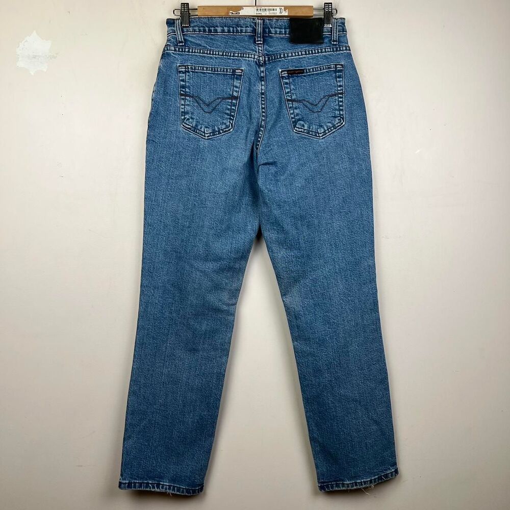 Harley-davidson Women's Blue straight leg vintage jeans size 8